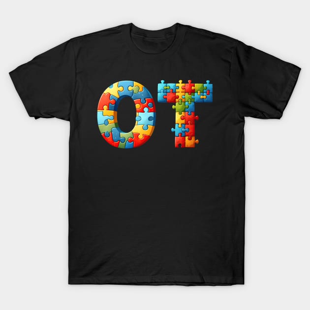 Autism Awareness Occupational Therapy OT T-Shirt by Mind Your Tee